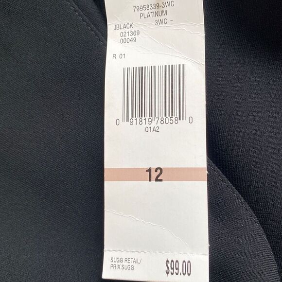 Jones New York NWT Platinum Dress Pants Business Classic Trousers Capsule L/ 12 - Picture 5 of 5